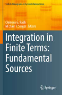 Integration in Finite Terms: Fundamental Sources (Texts & Monographs in Symbolic Computation) （2022）