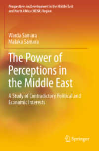 The Power of Perceptions in the Middle East : A Study of Contradictory Political and Economic Interests (Perspectives on Development in the Middle East and North Africa (Mena) Region)