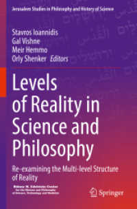 Levels of Reality in Science and Philosophy : Re-examining the Multi-level Structure of Reality (Jerusalem Studies in Philosophy and History of Science)