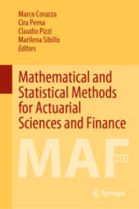 Mathematical and Statistical Methods for Actuarial Sciences and Finance : MAF 2022