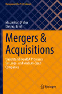 Mergers & Acquisitions : Understanding M&A Processes for Large- and Medium-Sized Companies (Management for Professionals)