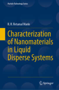Characterization of Nanomaterials in Liquid Disperse Systems (Particle Technology Series)