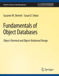 Fundamentals of Object Databases (Synthesis Lectures on Data Management)