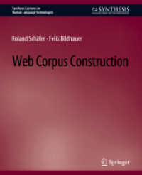 Web Corpus Construction (Synthesis Lectures on Human Language Technologies)