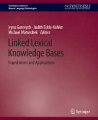 Linked Lexical Knowledge Bases : Foundations and Applications (Synthesis Lectures on Human Language Technologies)