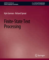 Finite-State Text Processing (Synthesis Lectures on Human Language Technologies)