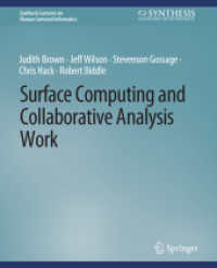 Surface Computing and Collaborative Analysis Work (Synthesis Lectures on Human-centered Informatics)