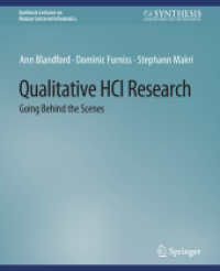 Qualitative HCI Research : Going Behind the Scenes (Synthesis Lectures on Human-centered Informatics)
