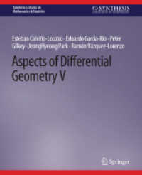 Aspects of Differential Geometry V (Synthesis Lectures on Mathematics & Statistics)