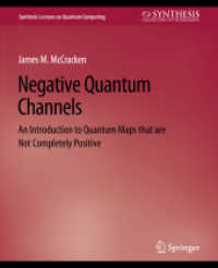 Negative Quantum Channels (Synthesis Lectures on Quantum Computing)