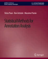 Statistical Methods for Annotation Analysis (Synthesis Lectures on Human Language Technologies)