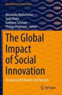 The Global Impact of Social Innovation : Disrupting Old Models and Patterns (Management for Professionals)