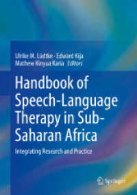 Handbook of Speech-Language Therapy in Sub-Saharan Africa : Integrating Research and Practice （2023）