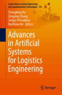 Advances in Artificial Systems for Logistics Engineering (Lecture Notes on Data Engineering and Communications Technologies)