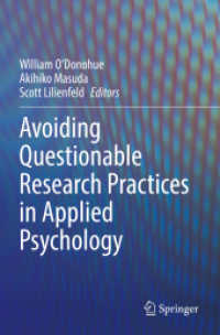 Avoiding Questionable Research Practices in Applied Psychology