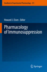 Pharmacology of Immunosuppression (Handbook of Experimental Pharmacology)