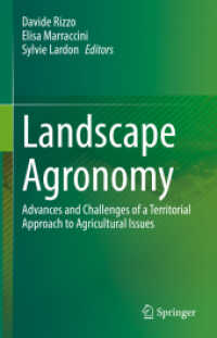 Landscape Agronomy : Advances and Challenges of a Territorial Approach to Agricultural Issues
