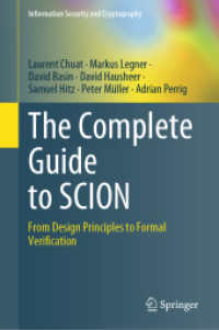 The Complete Guide to SCION : From Design Principles to Formal Verification (Information Security and Cryptography)