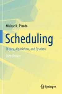 スケジューリング：理論・アルゴリズム・システム（テキスト・第６版）<br>Scheduling : Theory, Algorithms, and Systems （6TH）