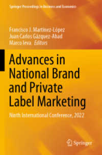 Advances in National Brand and Private Label Marketing : Ninth International Conference, 2022 (Springer Proceedings in Business and Economics)