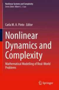 Nonlinear Dynamics and Complexity : Mathematical Modelling of Real-World Problems (Nonlinear Systems and Complexity)