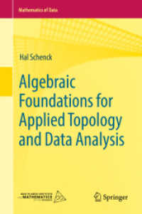 Algebraic Foundations for Applied Topology and Data Analysis (Mathematics of Data) （2022）
