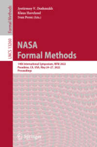 NASA Formal Methods : 14th International Symposium, NFM 2022, Pasadena, CA, USA, May 24-27, 2022, Proceedings (Lecture Notes in Computer Science)