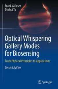 Optical Whispering Gallery Modes for Biosensing : From Physical Principles to Applications （2ND）
