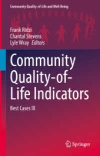 Community Quality-of-Life Indicators : Best Cases IX (Community Quality-of-life and Well-being) （2022）