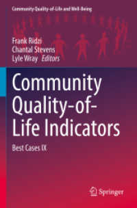 Community Quality-of-Life Indicators : Best Cases IX (Community Quality-of-life and Well-being) （2022）