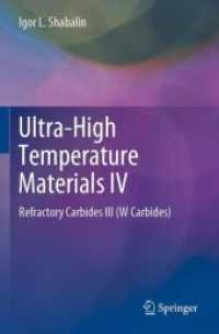 Ultra-High Temperature Materials IV : Refractory Carbides III (W Carbides)