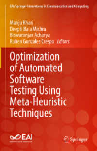 Optimization of Automated Software Testing Using Meta-Heuristic Techniques (Eai/springer Innovations in Communication and Computing) （2022）