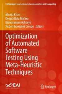 Optimization of Automated Software Testing Using Meta-Heuristic Techniques (Eai/springer Innovations in Communication and Computing) （2022）