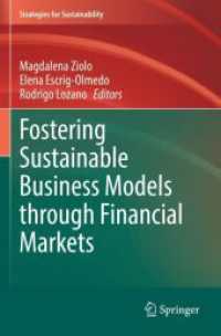 Fostering Sustainable Business Models through Financial Markets (Strategies for Sustainability)