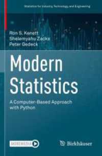 Modern Statistics : A Computer-Based Approach with Python (Statistics for Industry, Technology, and Engineering)