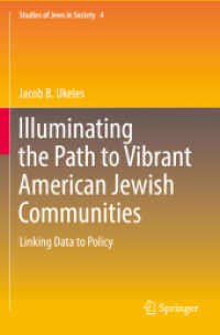 Illuminating the Path to Vibrant American Jewish Communities : Linking Data to Policy (Studies of Jews in Society)