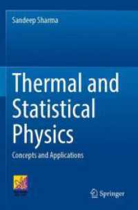 Thermal and Statistical Physics : Concepts and Applications （2022）