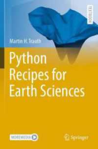 地球科学のためのPythonレシピ<br>Python Recipes for Earth Sciences (Springer Textbooks in Earth Sciences, Geography and Environment)