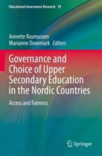 Governance and Choice of Upper Secondary Education in the Nordic Countries : Access and Fairness (Educational Governance Research)