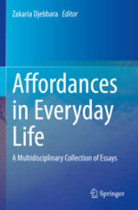 Affordances in Everyday Life : A Multidisciplinary Collection of Essays （2022）