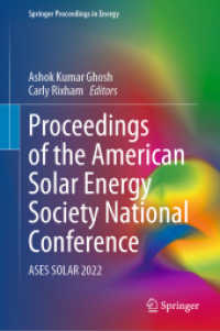 Proceedings of the American Solar Energy Society National Conference : ASES SOLAR 2022 (Springer Proceedings in Energy)