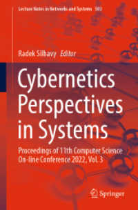 Cybernetics Perspectives in Systems : Proceedings of 11th Computer Science On-line Conference 2022, Vol. 3 (Lecture Notes in Networks and Systems)