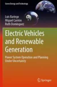 Electric Vehicles and Renewable Generation : Power System Operation and Planning under Uncertainty (Green Energy and Technology)