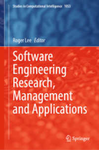 Software Engineering Research, Management and Applications (Studies in Computational Intelligence) （2022）