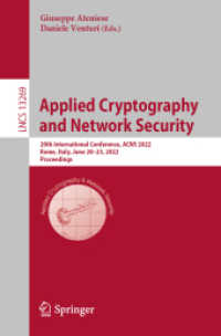 Applied Cryptography and Network Security : 20th International Conference, ACNS 2022, Rome, Italy, June 20-23, 2022, Proceedings (Lecture Notes in Computer Science)