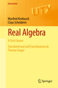Real Algebra : A First Course (Universitext)