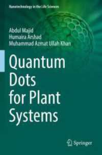 Quantum Dots for Plant Systems (Nanotechnology in the Life Sciences) （2022）