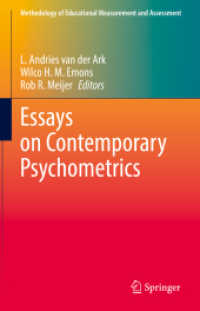 Essays on Contemporary Psychometrics (Methodology of Educational Measurement and Assessment) （2023）