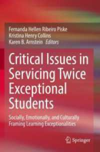 Critical Issues in Servicing Twice Exceptional Students : Socially, Emotionally, and Culturally Framing Learning Exceptionalities