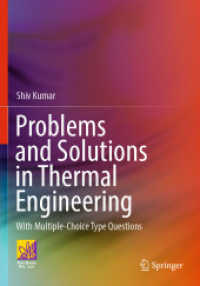 Problems and Solutions in Thermal Engineering : With Multiple-Choice Type Questions （2023）